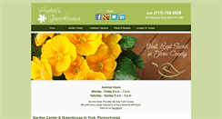 Desktop Screenshot of huetersgreenhouses.com